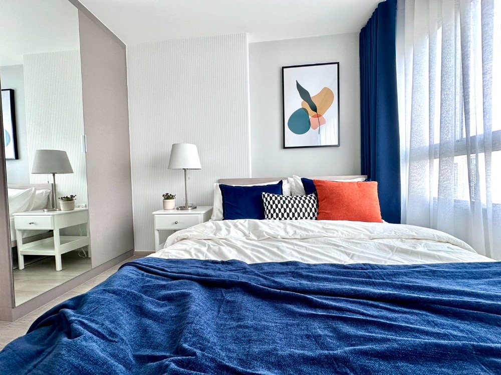 ขายคอนโดท่าพระ ตลาดพลู วุฒากาศ : 📌ห้องสวยๆ 1 Bed 31 sqm แต่งให้ครบ พร้อมเครื่องใช้ไฟฟ้า กับส่วนกลางใหญ่สุด 4.5 ไร่📌