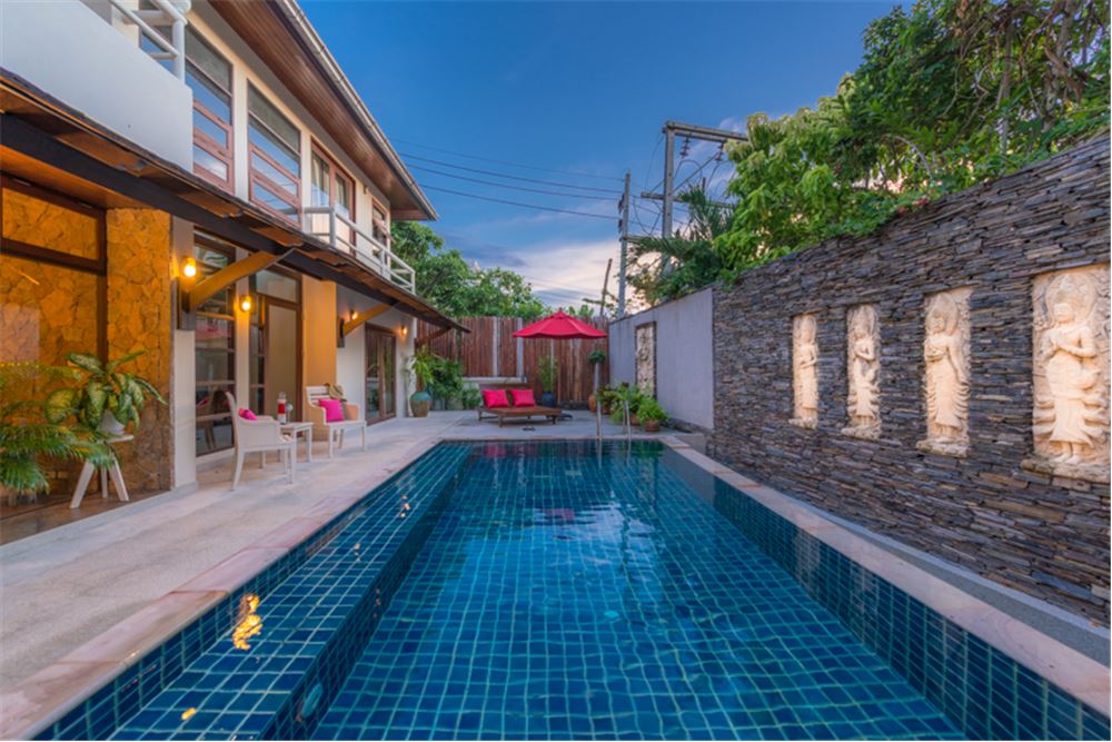 For SaleHouseKoh Samui, Surat Thani : Tropical Pool Villa near Beach, Bank Rak for Sale - 920121001-1499