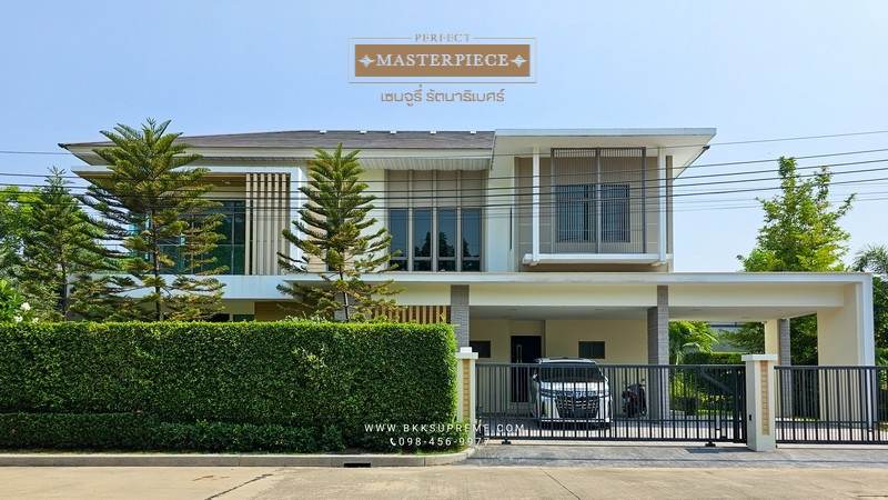 For SaleHouseNonthaburi, Bang Yai, Bangbuathong : (Sell) ** Baan Na Suan, Perfect Masterpiece Century Rattanathibet, new condition, well taken care of by the owner **