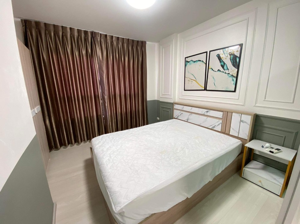 For RentCondoLadprao101, Happy Land, The Mall Bang Kapi : For rent, Aspire Ladprao 113, only 9500 baht per month, fully furnished, electrical appliances, 1 year contract or more, if interested, talk to us.