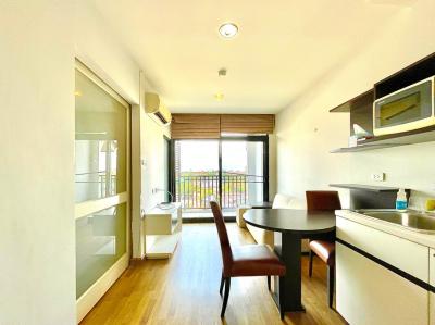 For RentCondoKaset Nawamin,Ladplakao : Condo for rent, Baan Nawatara Kaset-Nawamin, express 32.7 sq m, 1 bedroom, Building C, 6th floor, fully furnished, ready, cheapest