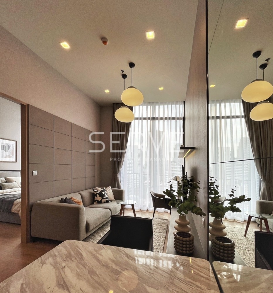 For RentCondoSukhumvit, Asoke, Thonglor : 🔥1 Bed Nice Room High Fl.10+ on Good Location New Condo Close to BTS Phrom Phong 500 m. at Noble Around 33 Condo / For Rent