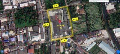 For SaleLandEakachai, Bang Bon : Land for sale, Rama 2 Soi 20, square plot, 6-3-68 rai, near Bangpakok 9 Hospital.