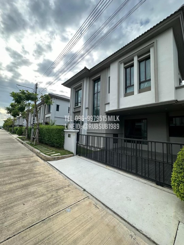 For RentTownhousePathum Thani,Rangsit, Thammasat : Detached house for rent : Grande Pleno Phahol - Vibhavadi  📍Near Future Park Rangsit and Bangkok University