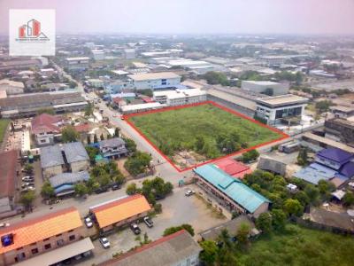 For SaleLandEakachai, Bang Bon : Land for sale on the corner road, Ekachai zone, Bang Bon, 5 rai 14 square wa.