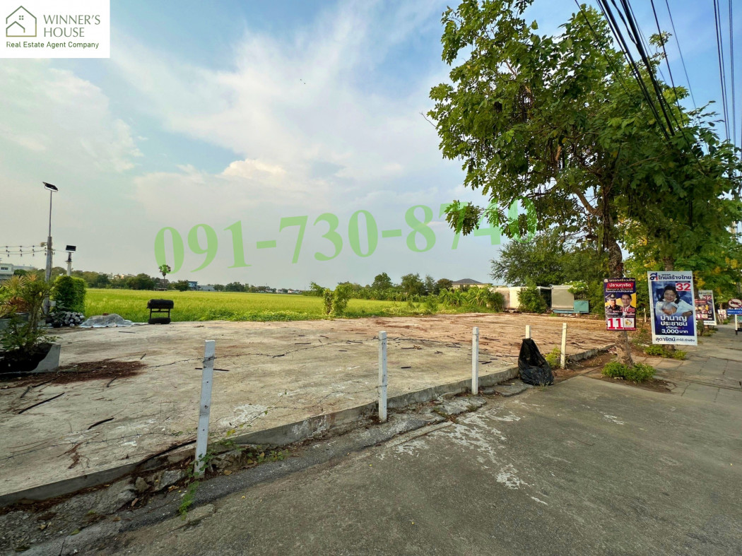 ขายที่ดินพุทธมณฑล ศาลายา : ขาย หรือ ให้เช่า ที่ดินติดถนนบรมราชชนนี ฝั่งขาเข้า ขนาด 123ตารางวา หน้ากว้างติดถนนประมาณ 37 เมตร