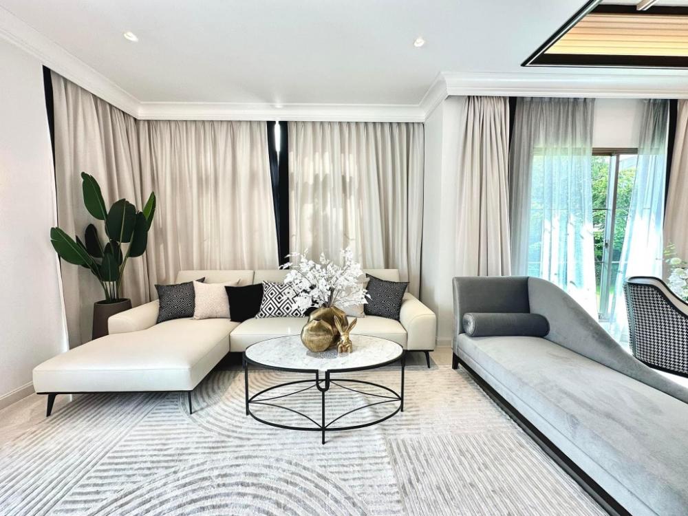 For SaleHouseLadkrabang, Suwannaphum Airport : Risa03953 Single house for sale, Perfect Masterpiece Sukhumvit 77 (Phase 4) 450 sq m, 169 sq m, 1 maid's room, 65 million baht only.