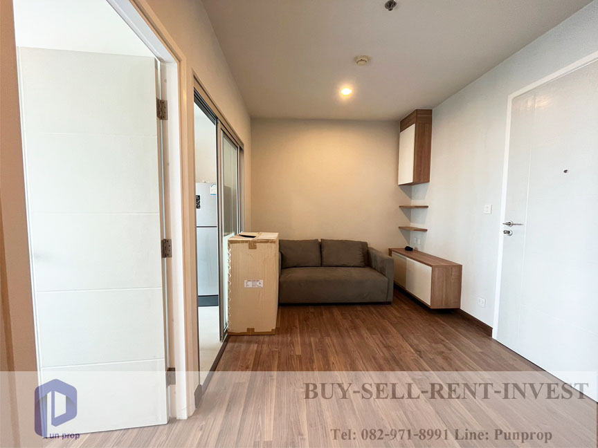 For SaleCondoRattanathibet, Sanambinna : Selling a new condition room next to MRT @ Centric Tiwanon Station, 1 bedroom, 25th floor, beautiful view, ready to move in, 2.35 million