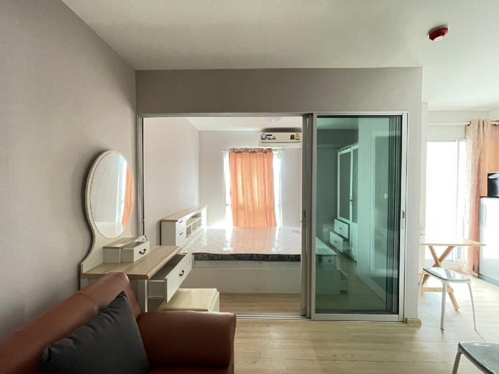 For SaleCondoChaengwatana, Muangthong : 📢Urgent sale📌Plum Condo Chaengwattana Station Phase 1 🏢 near Phranakhon Rajabhat University, very new room, never lived in. Free complete furniture for only 1.55 million baht 🔥