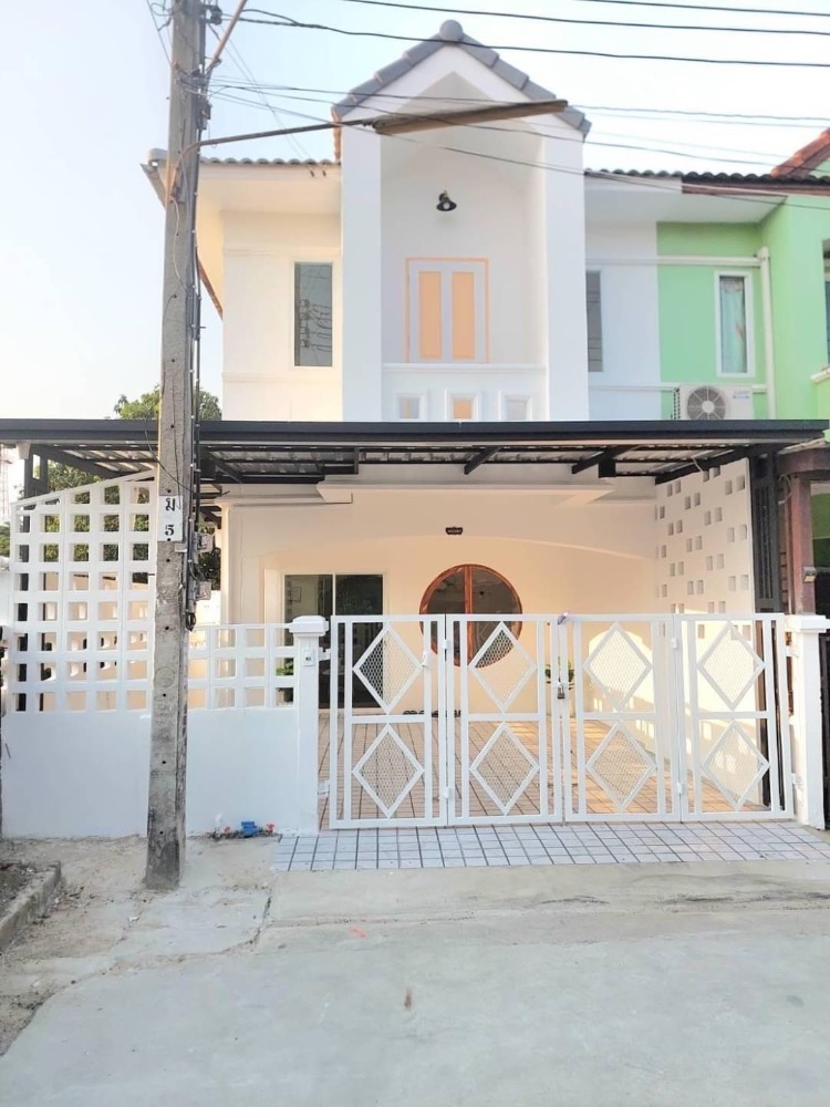 For SaleTownhouseNawamin, Ramindra : Townhome for sale, KC2 village, 85 sq m. 22.5 sq m. Beautiful house, Renovate, ready to submit Bank