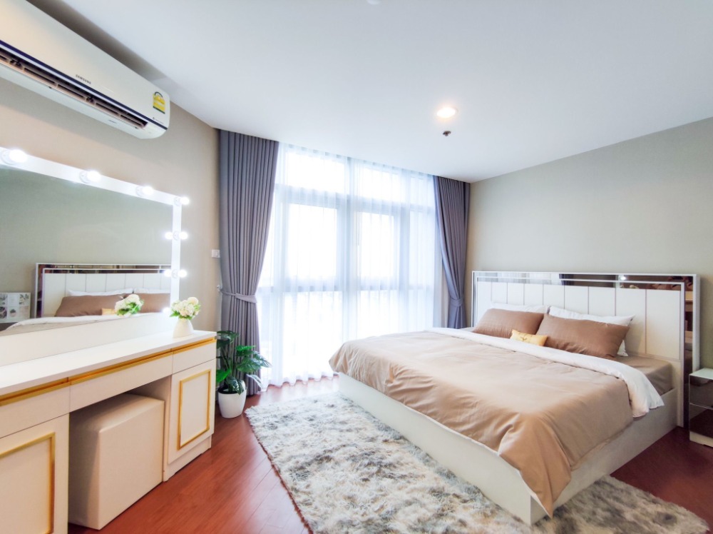 For RentCondoRama9, Petchburi, RCA : Belle Grand Rama 9 Duplex room (4 Bed 3 Bath! ) Beautiful, well decorated, only 700 meters to MRT Rama 9🔥✨
