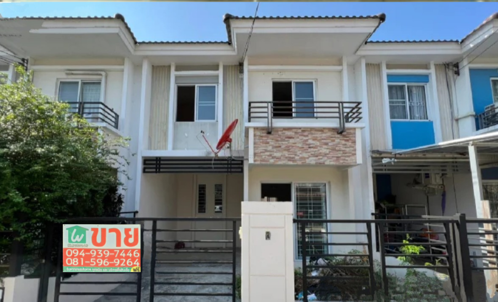 For SaleTownhouseRama5, Ratchapruek, Bangkruai : 2 storey townhome for sale, 3 bedrooms, near MRT violet line, Pruksa Town Village Ratchaphruek-Rama 5 Near Rama 5 roundabout