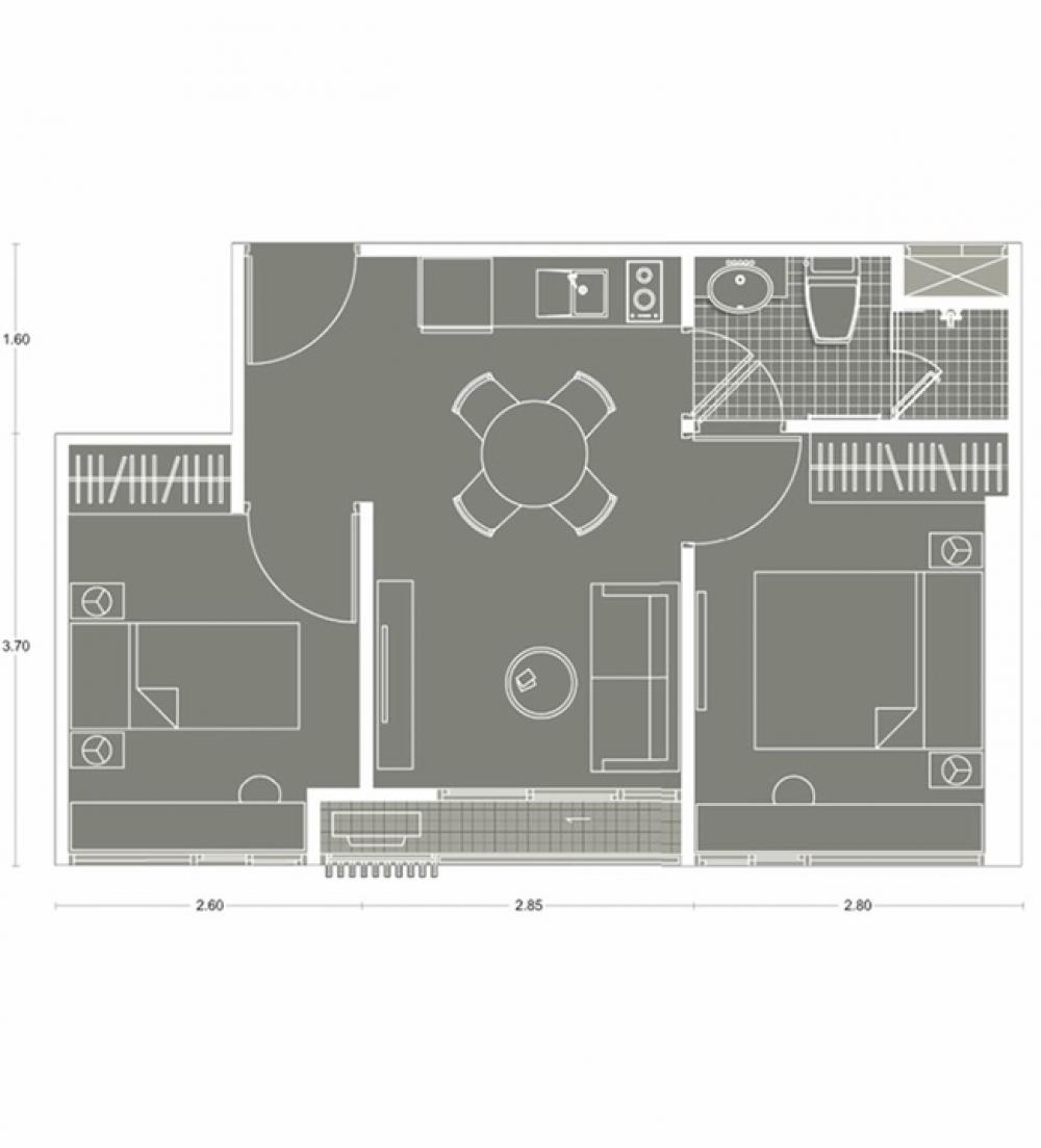 For RentCondoRatchadapisek, Huaikwang, Suttisan : Owner post ให้เช่า 2 นอน 1 น้ำ 38.72 ตรม พร้อมอยู่ 10 สค 66For rent 2 bed 1 bath 38.72 sqm fully fur. Ready to move in 10 Aug 2023