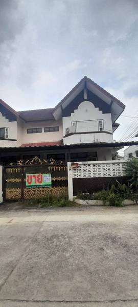 For SaleHousePattanakan, Srinakarin : 2 storey detached house for sale near Suan Luang Rama 9, Sri Krung University, Phatthanakan 63, behind the corner, area 35 sq m, 3 bedrooms, 2 bathrooms