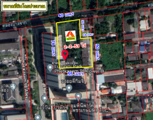 For SaleLandBang kae, Phetkasem : Land for sale 2 rai 2 ngan 53 square wah near The Mall Bang Khae, MRT Lak Song.