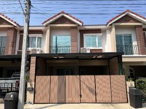 For SaleTownhouseLadkrabang, Suwannaphum Airport : 4 bedroom townhouse for sale !! Ready!! Phisan Village Suvarnabhumi 2-1