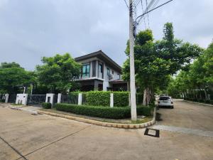 For RentHousePathum Thani,Rangsit, Thammasat : 🔥 Rent a 2 storey detached house behind the corner, 3 bedrooms, 3 bathrooms, Saransiri Village, Tiwanon, Chaengwattana 2🔥