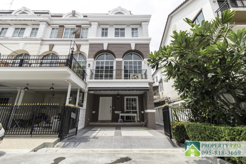 For SaleTownhouseRamkhamhaeng, Hua Mak : SL23S-005 TownHome for Sale at Plus City Park Rama 9 Huamark, 3 bedroom 30 sq wah 170 sqm Newly Renovated, Fully-Furnished Near Ramkhamhaeng, LadPrao, Srinakarin, Pattanakarn, Bang Kapi, Krungthep Kreetha