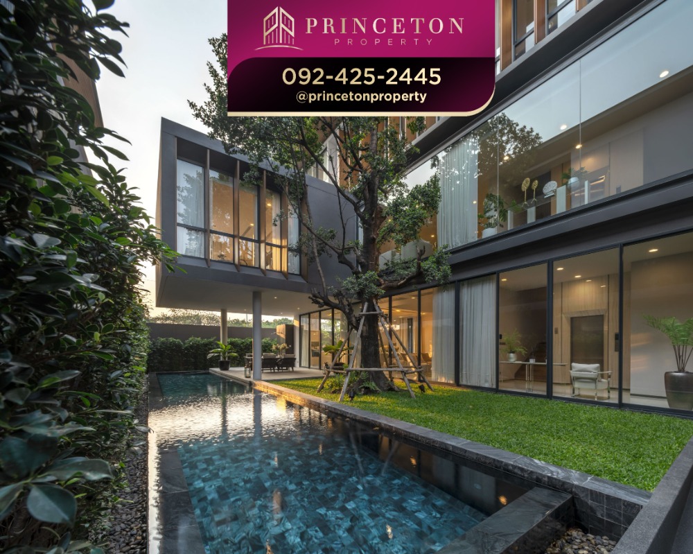 For SaleHouseRama9, Petchburi, RCA : Show house for sale Issara Residence Rama 9 with swimming pool