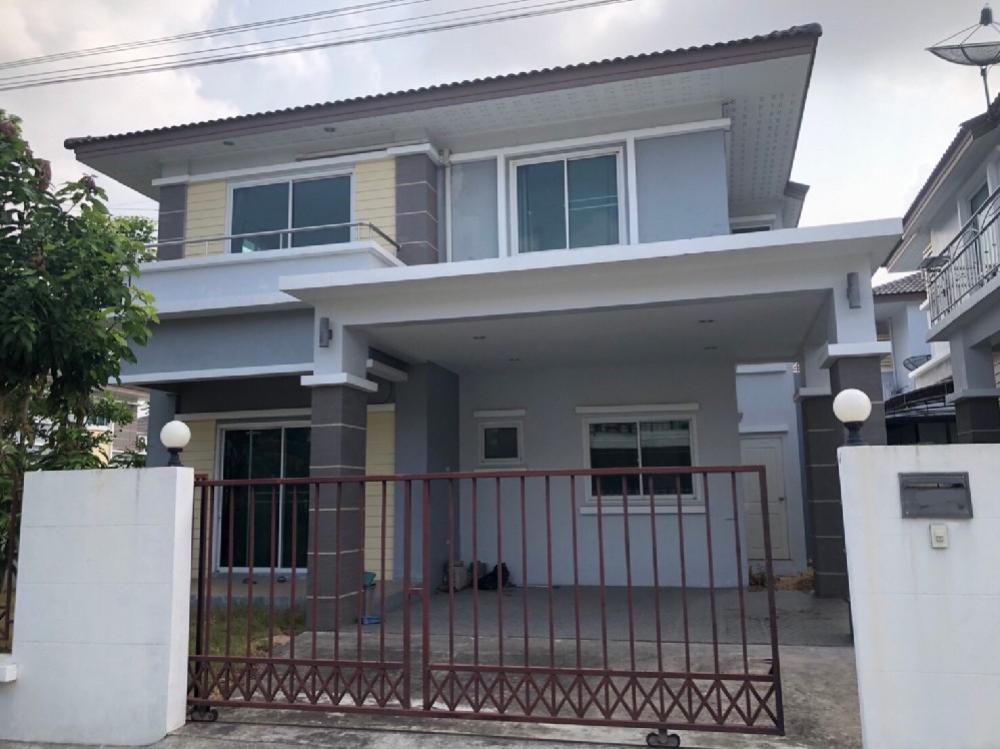 For SaleHouseChachoengsao : 2-storey detached house for sale, corner plot, lower price than appraisal Sri Thep Thai Village, Park View, Siri Sothon Motorway