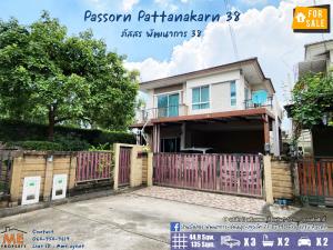 For SaleHousePattanakan, Srinakarin : [𝐒𝐀𝐋𝐄] 🔥House at Passorn Pattanakarn38 near Sukhumvit rd. 3 bedroom and fully furnished. 064-954-9619 (BH17-45)