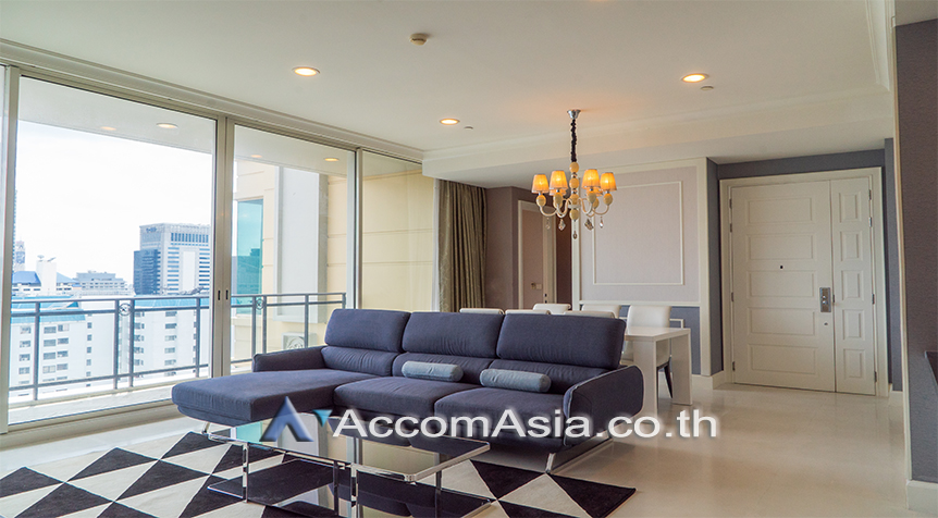 ให้เช่าคอนโดสุขุมวิท อโศก ทองหล่อ : 3 Bedrooms Condominium For Rent in Sukhumvit, Bangkok near BTS Phrom Phong at Royce Private Residence AA27046