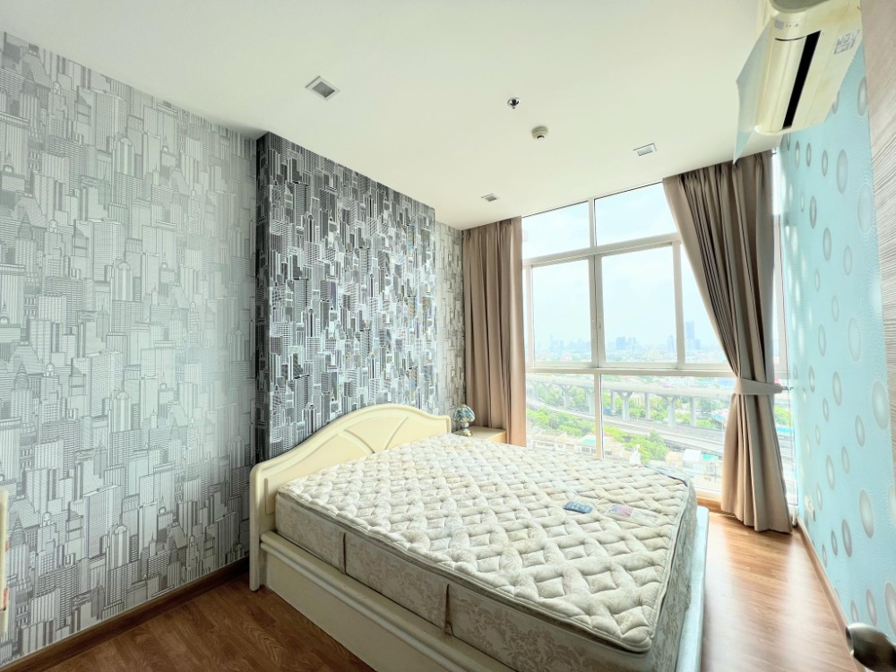 For SaleCondoBangna, Bearing, Lasalle : City view corner condo, luxury condo, beautiful room, the coast, good location, in the middle of Bangna intersection, 18th floor