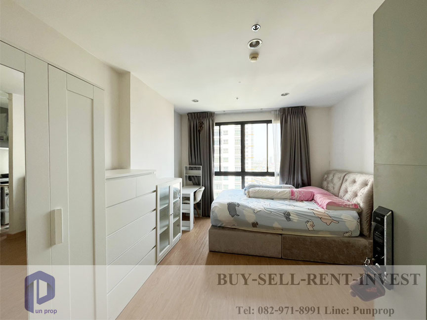 For SaleCondoThaphra, Talat Phlu, Wutthakat : Condo for sale, Ideo Sathorn-Tha Phra, BTS Pho Nimit, studio room, 21.57 sq m., fully furnished, 1.95 million