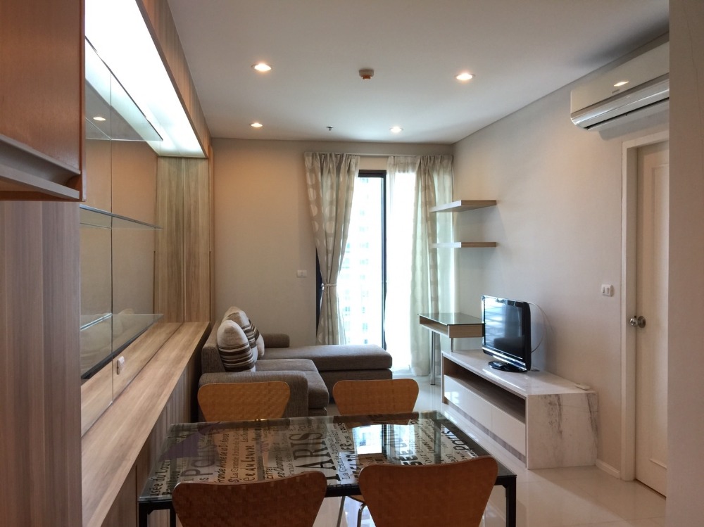 For RentCondoRama9, Petchburi, RCA : 🔥🔥Urgent for rent ‼️ Ready to move in (1 bedroom 50 sq m.) Condo Villa Asoke 🟠PN2402-102