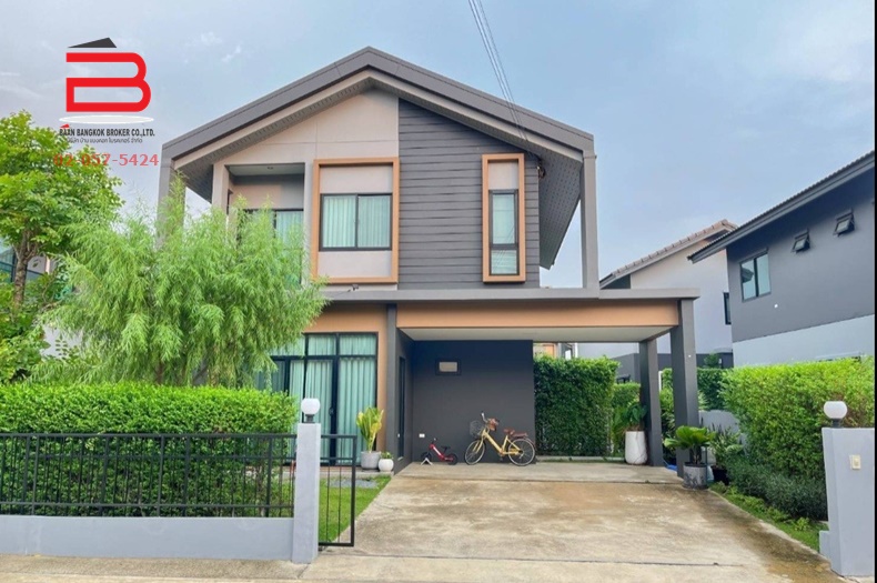 ขายบ้านปทุมธานี รังสิต ธรรมศาสตร์ : บ้านเดี่ยว หมู่บ้าน คณาสิริ ราชพฤกษ์ 346 เนื้อที่ 50 ตรว. ถนนราชพฤกษ์ 346 อ.เมือง จ.ปทุมธานี