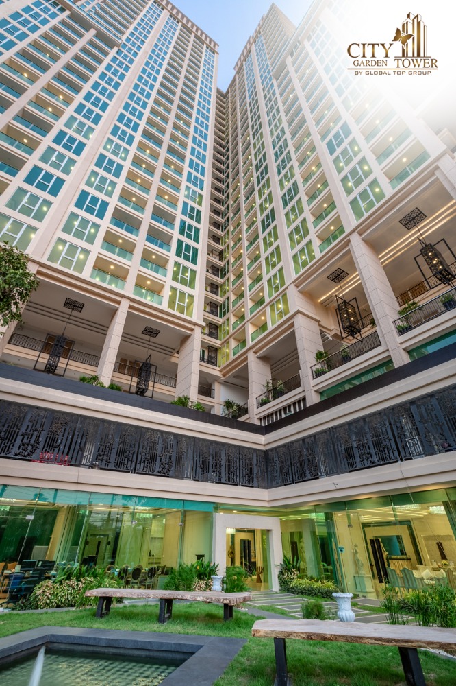 For SaleCondoพัทยา บางแสน ชลบุรี สัตหีบ : ขาย ห้องมือ1 ซิตี้ การ์เด้นท์ ทาวเวอร์ พัทยา คอนโดมิเนียม ( City Garden Tower Pattaya Condominium ) 1ห้องนอน 1ห้องน้ำ 44 ตรม. ชั้น12 ห้องมุม วิวทะเล เฟอร์นิเจอร์ครบ พร้อมเข้าอยู่ ถ.พัทยาสาย3 อำเภอบางละมุง พัทยา
