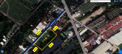 ขายที่ดินนครปฐม : ขาย ที่ดิน 2-3-25 ไร่ ทำเลดี แหล่งชุมชน คลองใหม่ ใกล้ตลาดสามพราน เหมาะทำหมู่บ้าน