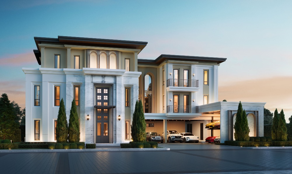 Sale DownHousePattanakan, Srinakarin : 6 BR Luxury House Cinq Royal (Few units available)