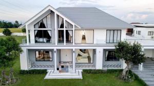 For SaleHouseChiang Mai : 2-storey detached house for sale, fully furnished, ready to move in Near North Hill Golf Course, Hang Dong, Chiang Mai