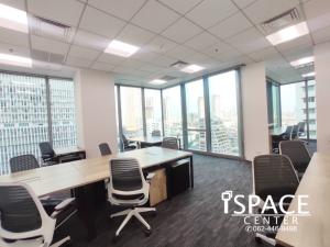 For RentOfficeSathorn, Narathiwat : Ready-made office for rent near BTS Surasak, grade A office, with rooms from 1-60 people, beautiful rooms ready to carry notebooks. get to work immediately