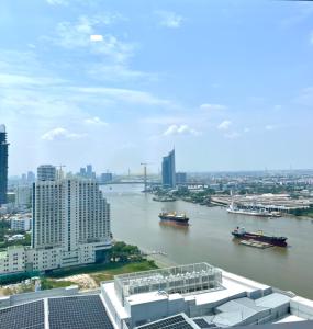 For RentCondoRama3 (Riverside),Satupadit : New Condo for rent, The Key Rama 3, well decorated room.