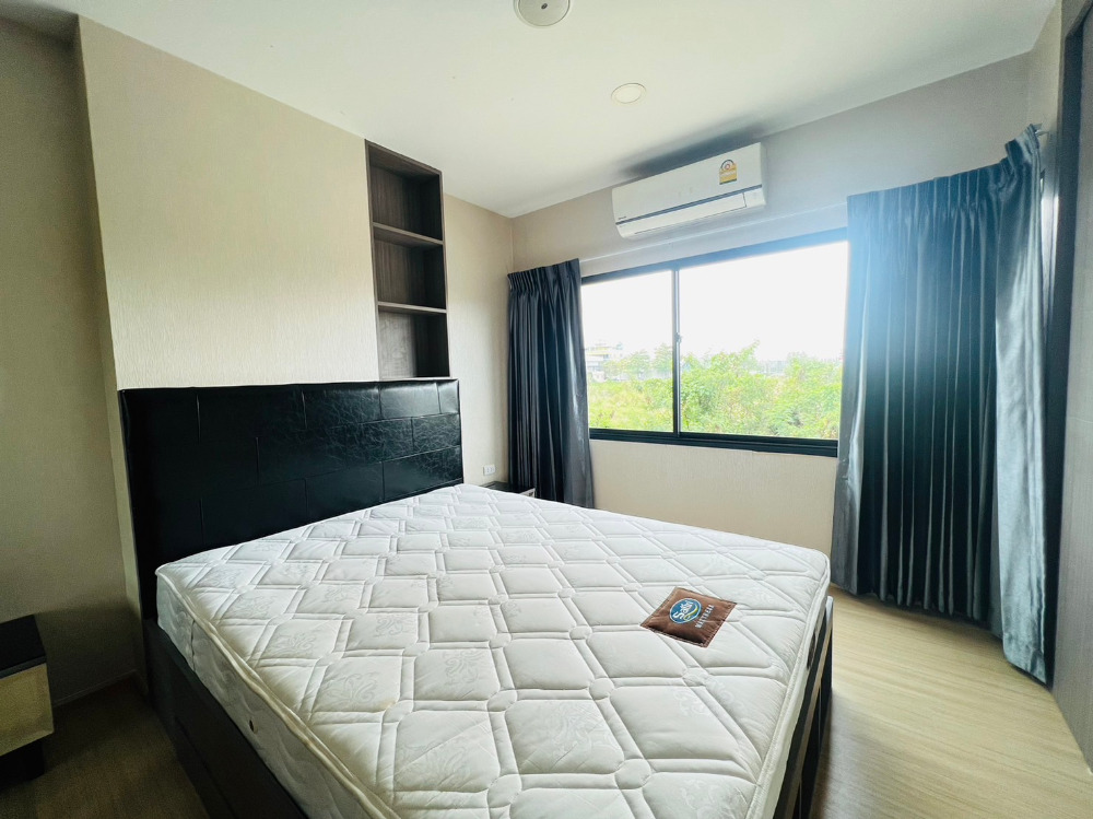 For RentCondoBangna, Bearing, Lasalle : 🔥🔥 For rent 🔥🔥 Via 7 Bangna (Viia 7), beautiful room, fully furnished, ready to move in, has a washing machine near abac Bangna