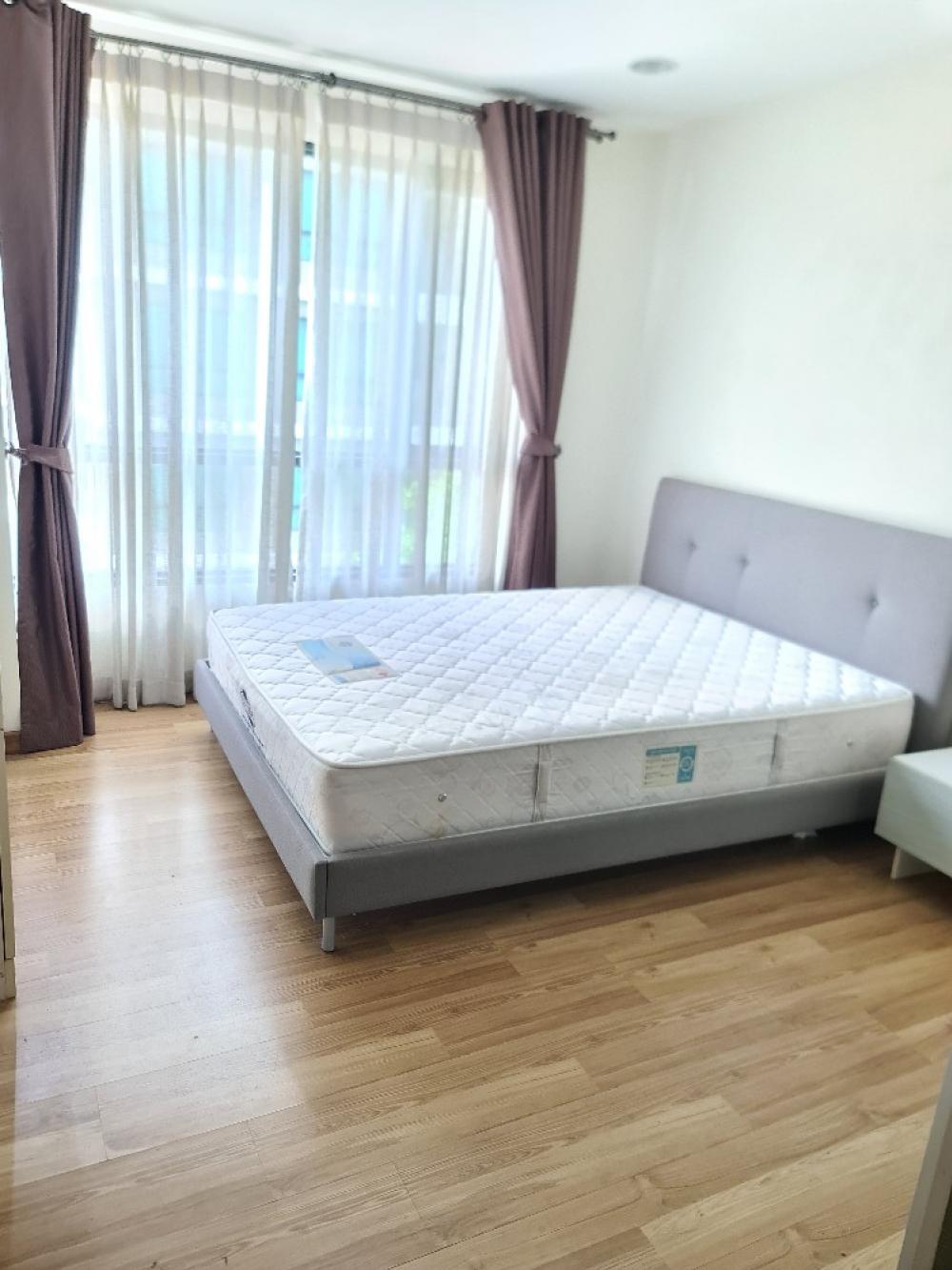 For RentCondoKaset Nawamin,Ladplakao : Condo Premio Prime Kaset-Nawamin, room size 34.5 square meters, 2 air conditioners, living room and kitchen separated from each other, Building B, 4th floor.