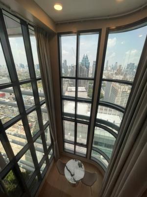 For SaleCondoRatchathewi,Phayathai : Condo Q Chidlom for sale, duplex room, high floor, unblocked view, special price, new room with furniture, only 11.29 million, the price includes everything, the cheapest, the room has never been lived in.