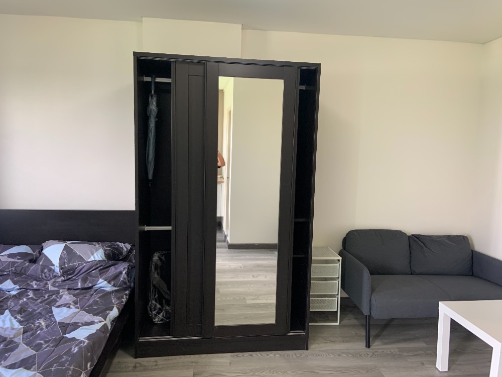 For SaleCondoLadkrabang, Suwannaphum Airport : Condo for sale LPN Romklao-Suvarnabhumi, Building A2, 8th floor, Rim room / Sale by owner / New floor, waterproof / There is a tenant