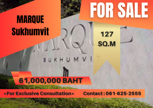 For SaleCondoSukhumvit, Asoke, Thonglor : *For Sale* Marque Sukhumvit | 2 Bed | 061-625-2555