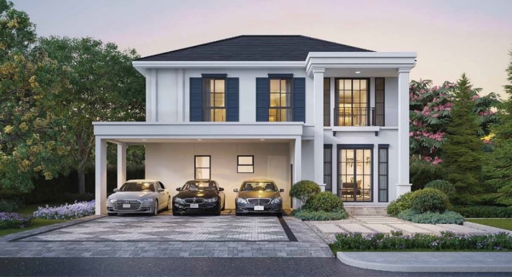 For SaleHouseVipawadee, Don Mueang, Lak Si : 2 storey luxury house for sale near Don Mueang Airport : Setthasiri Don Mueang