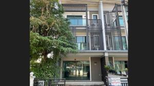 For SaleTownhouseNonthaburi, Bang Yai, Bangbuathong : 3-Storey Townhome for sale “Town Avenue Merge Rattanathibet“ Corner unit.