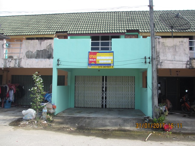 For SaleTownhouseHatyai Songkhla : Townhouse for sale in Songkhla
