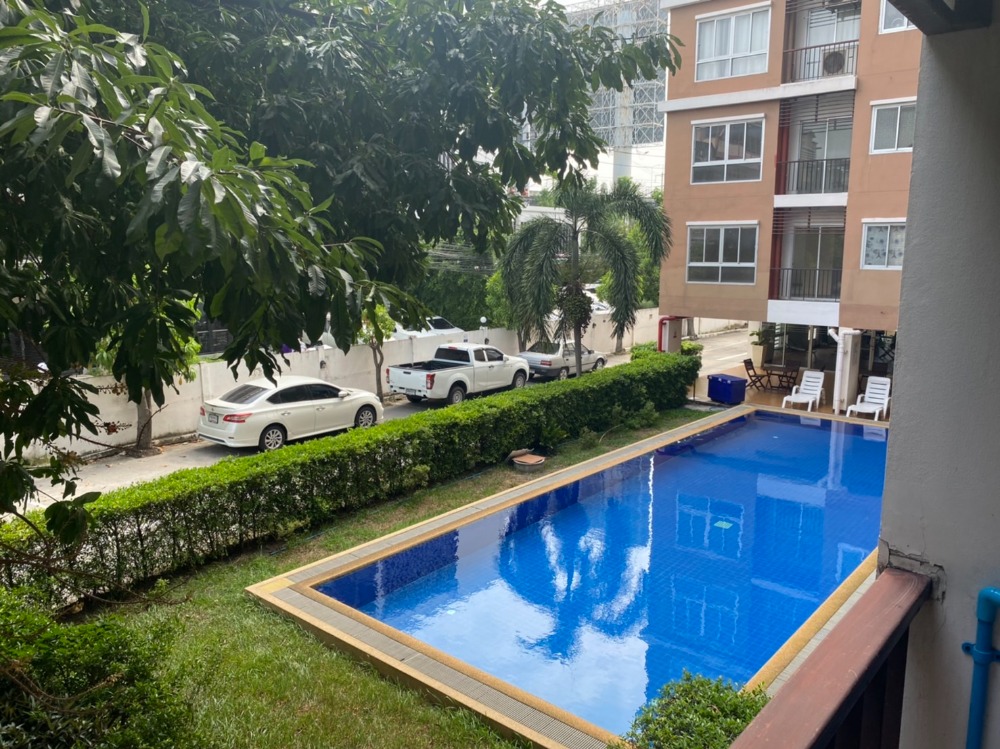 For SaleCondoBangna, Bearing, Lasalle : Pool view, this room is beautiful, complete 1.09, ready to move in, B Condo Bangna HUB-239