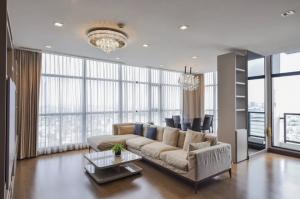 ให้เช่าคอนโดวงเวียนใหญ่ เจริญนคร : Rental : Urbano Absolute Sathon - Taksin , Duplex 3 Bed 4 Bath , 36 Floor , 165 S.qm