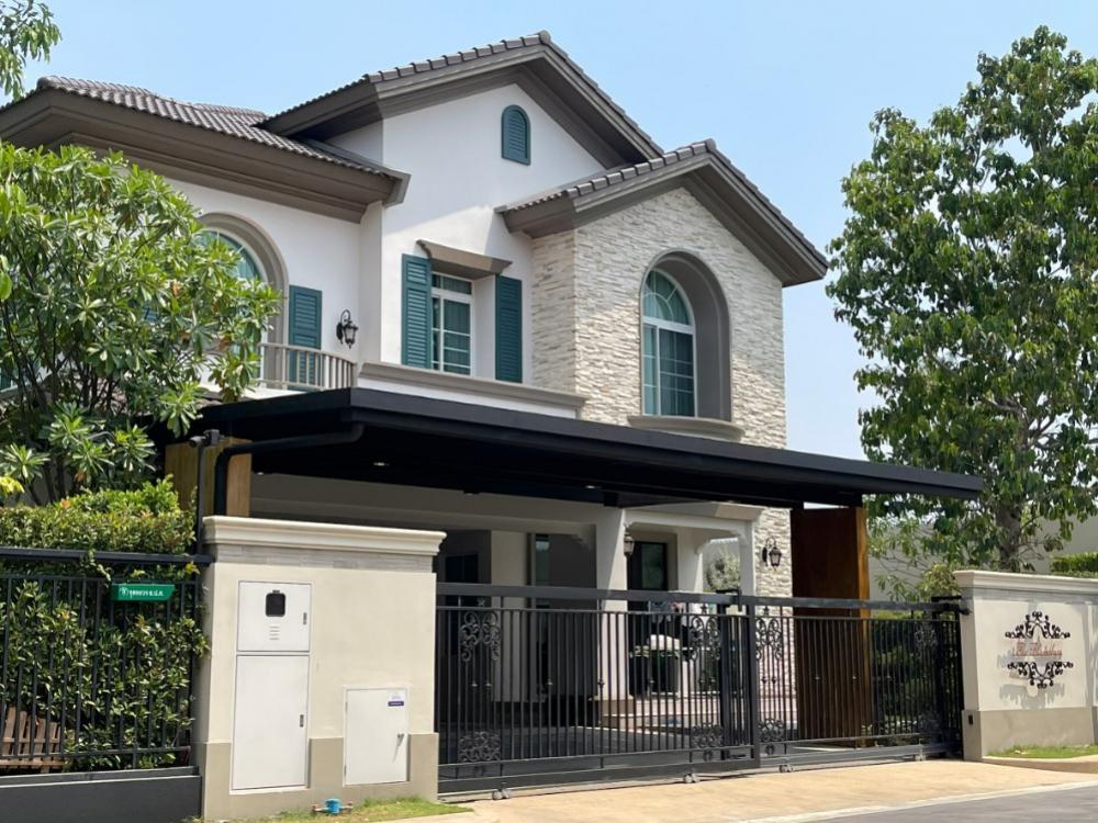 For RentTownhouseKaset Nawamin,Ladplakao : For Rent 💜 Super luxury NANTAWAN 💜 (Property Code #A23_5_0413_2) Beautiful room, beautiful view, ready to move in.