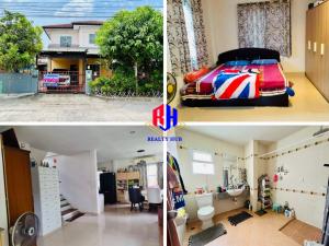 For SaleHouseChachoengsao : KC Suwinthawong 2 village for sale, Bavarian house style, very good condition, near Khlong Chao market