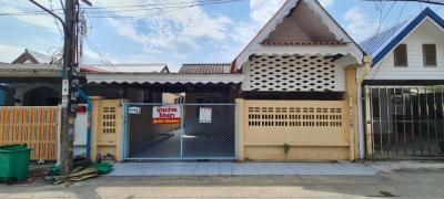 For SaleHouseMin Buri, Romklao : 1 storey twin house for sale, Kheha Thani Village 4, 120 sq m., 30 sq m.