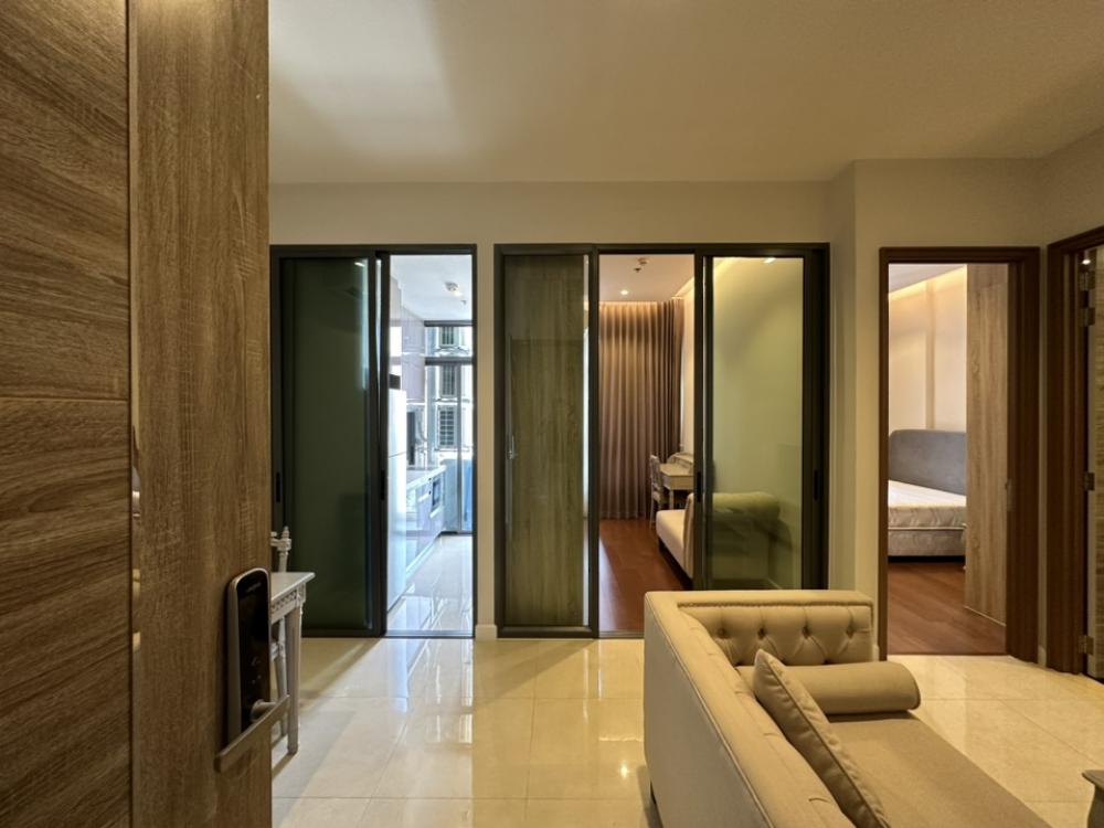 For RentCondoOnnut, Udomsuk : 🏢 Mayfair Place 50 📍Floor 12A 🛏️ 1 Bedroom plus 🛋️ Fully Furnished 📺 Complete Electrical appliances, beautifully decorated (special price)